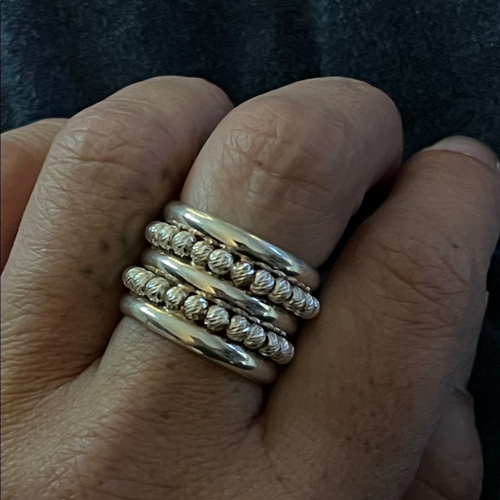 DYADEMA 925 ITALY Chunky Sterling ring
